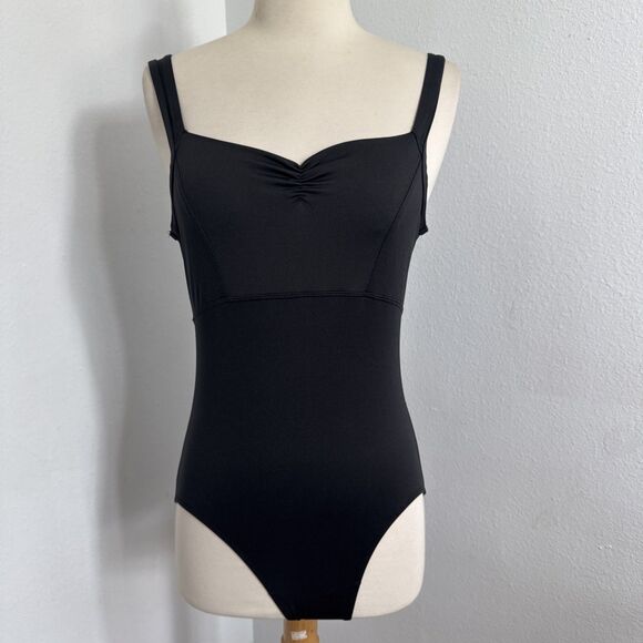 Suffolk Swimsuit Womens M Black One Piece Swimming Beach - Picture 1 of 10